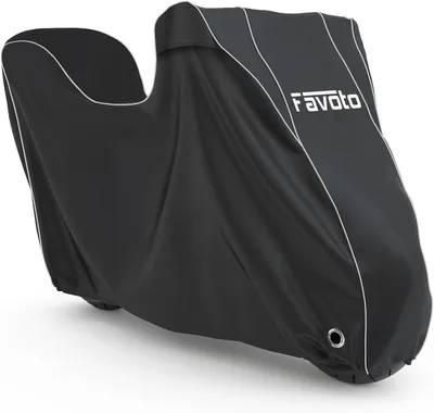 Favoto motorkerékpárponyva 295×105×130 cm, fekete