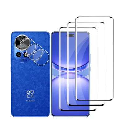 Üveg a Huawei Nova 12 5G kijelzőjéhez és kamerájához, 3+3 db Zicurz