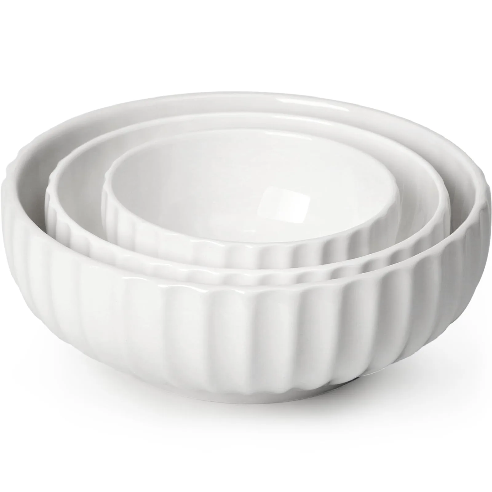NUTRIUPS kerámia tálak 25/20/15 cm, 3 db