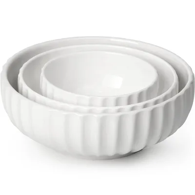 NUTRIUPS kerámia tálak 25/20/15 cm, 3 db