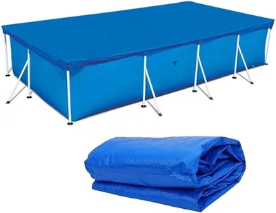 Medencefedél Aokyuo grd-swp-001 220×150 cm-es téglalap alakú, kék, kötőzsinórokkal spLc46M9LoM