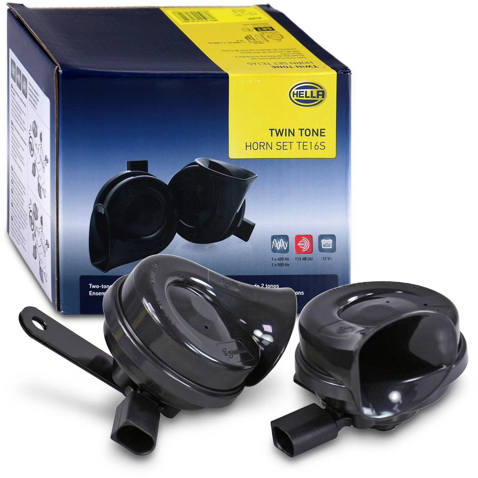 Kéthangú síp HELLA TE16S 3FH012010-021, 12 V