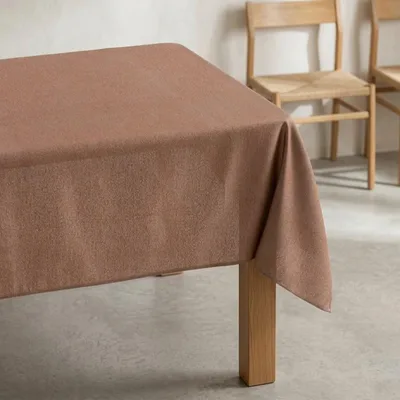 Téglalap alakú asztalterítő GAMUSI 200×140 cm, taupe