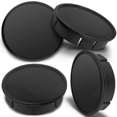 Biomar Labs CX 0 fekete 60 mm kerékagy középső sapkák 4 db