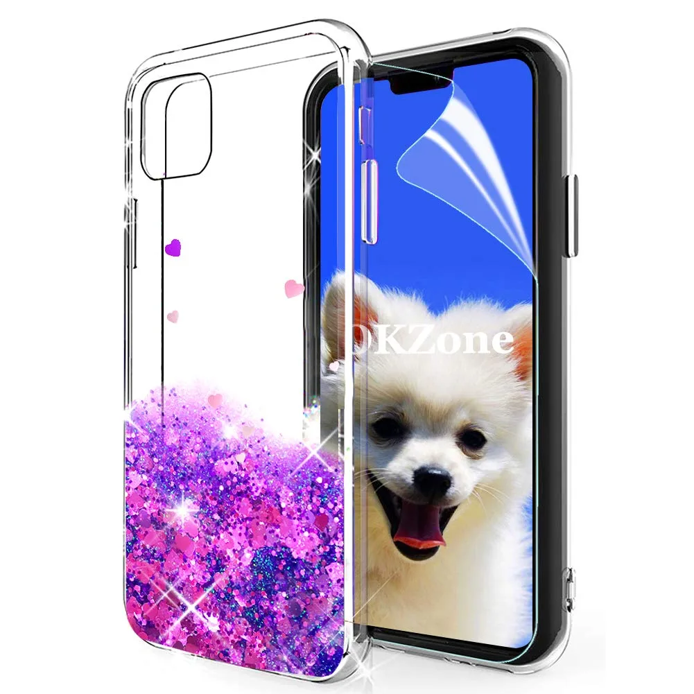 OKZone csillogó tok üveggel iPhone 11 Pro Max 6,5 hüvelykhez