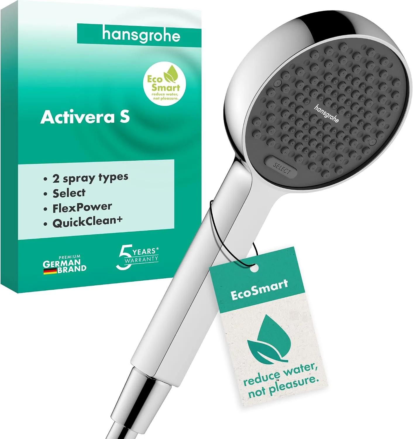 Kézi zuhanyfej Hansgrohe Activera Select S 28033000, 2 sugárzási mód