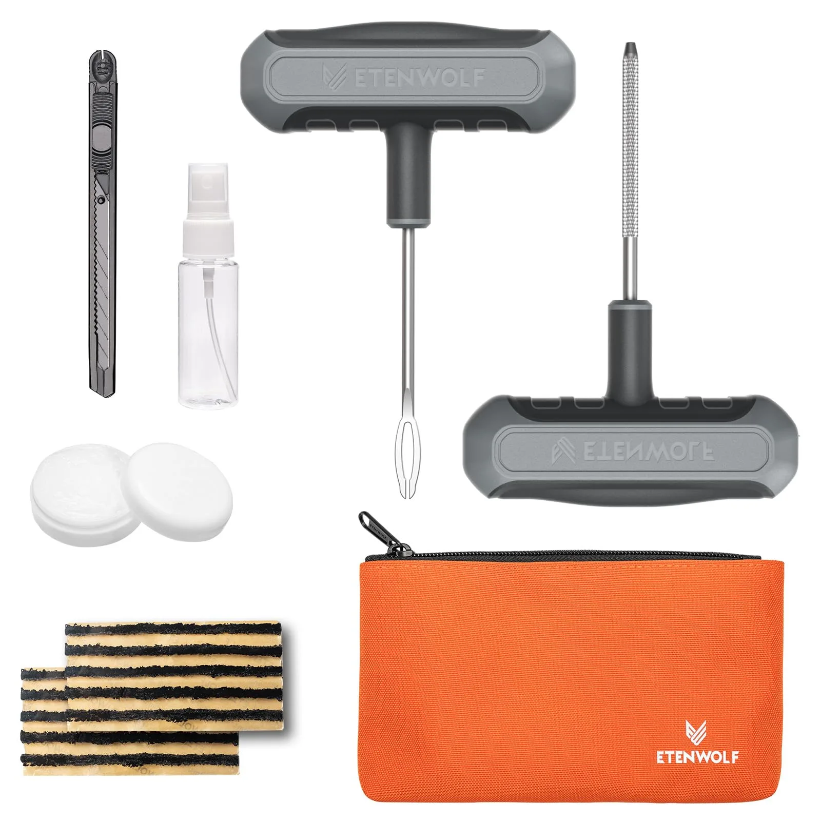 ETENWOLF tubeless gumi javító készlet, 16 darabos