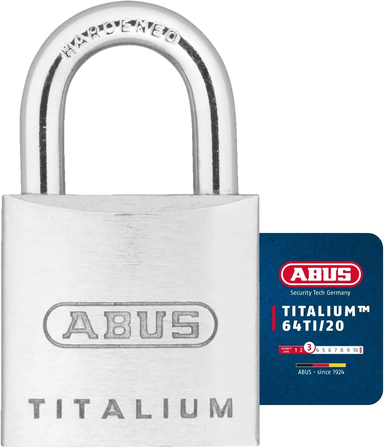 ABUS 64TI/20 TWINS 56385 20 mm, 2 db azonos kulccsal, 3 kulcs