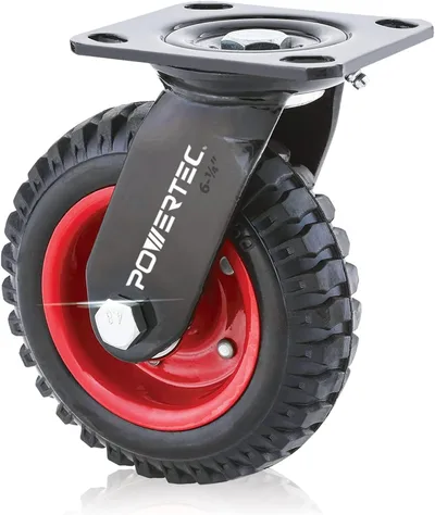 Powertec 17050 forgó görgő, fekete, 1 db