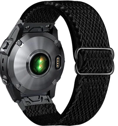 OTOPO nylon szíj 26 mm a Garmin Fenix 5X/6X/7X fekete