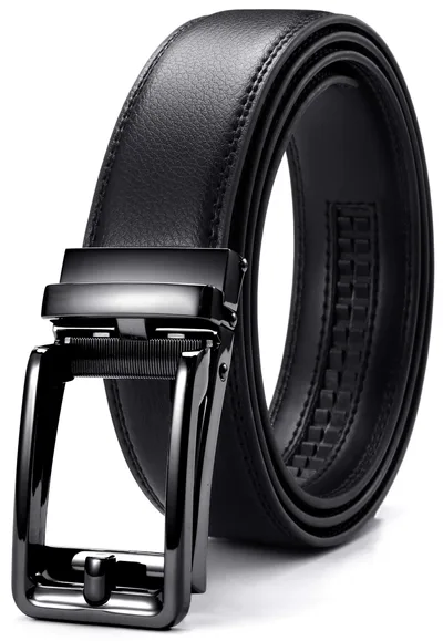 Férfi automata öv CHAOREN 35 mm szélesség, hossz 150 cm, fekete