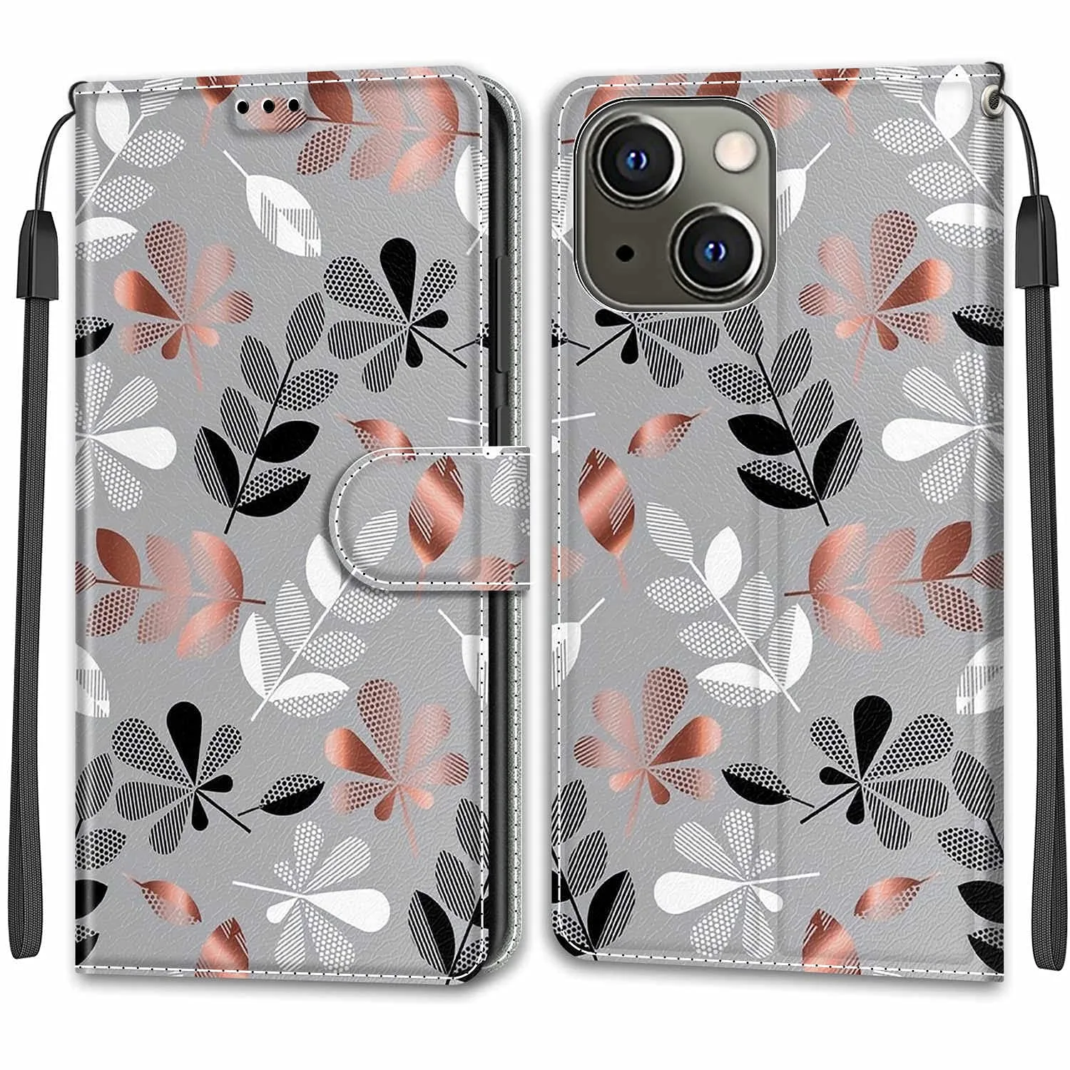 Bőr pénztárca tok iPhone 13-hoz