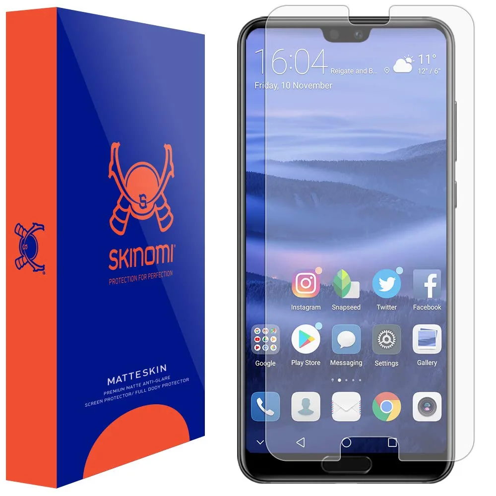 Skinomi TechSkin matt TPU fólia Huawei P20 Prohoz