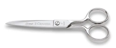 3 Claveles varróolló 28091 15 cm ezüst