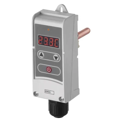 Digitális merülő mandzsettás termosztát EMOS P5686, 5–80 °C, 230 V
