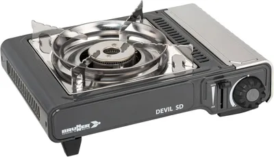 Brunner 0708043N patronos gázfőző 2,2 kW, 30 mbar, piezo gyújtású, rozsdamentes acél, tok spLc46M9LoM
