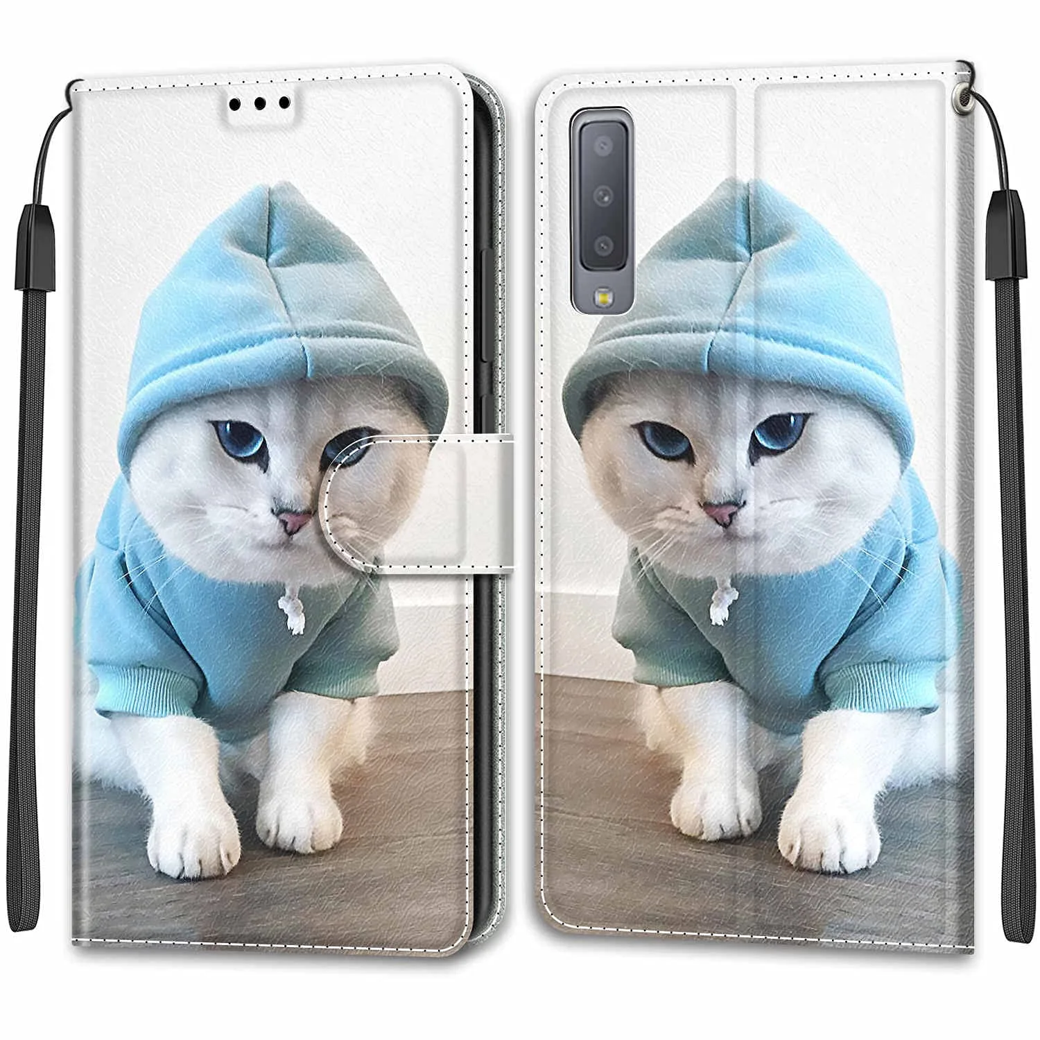 Macskamintás pénztárca tok Samsung Galaxy S9 Plushoz