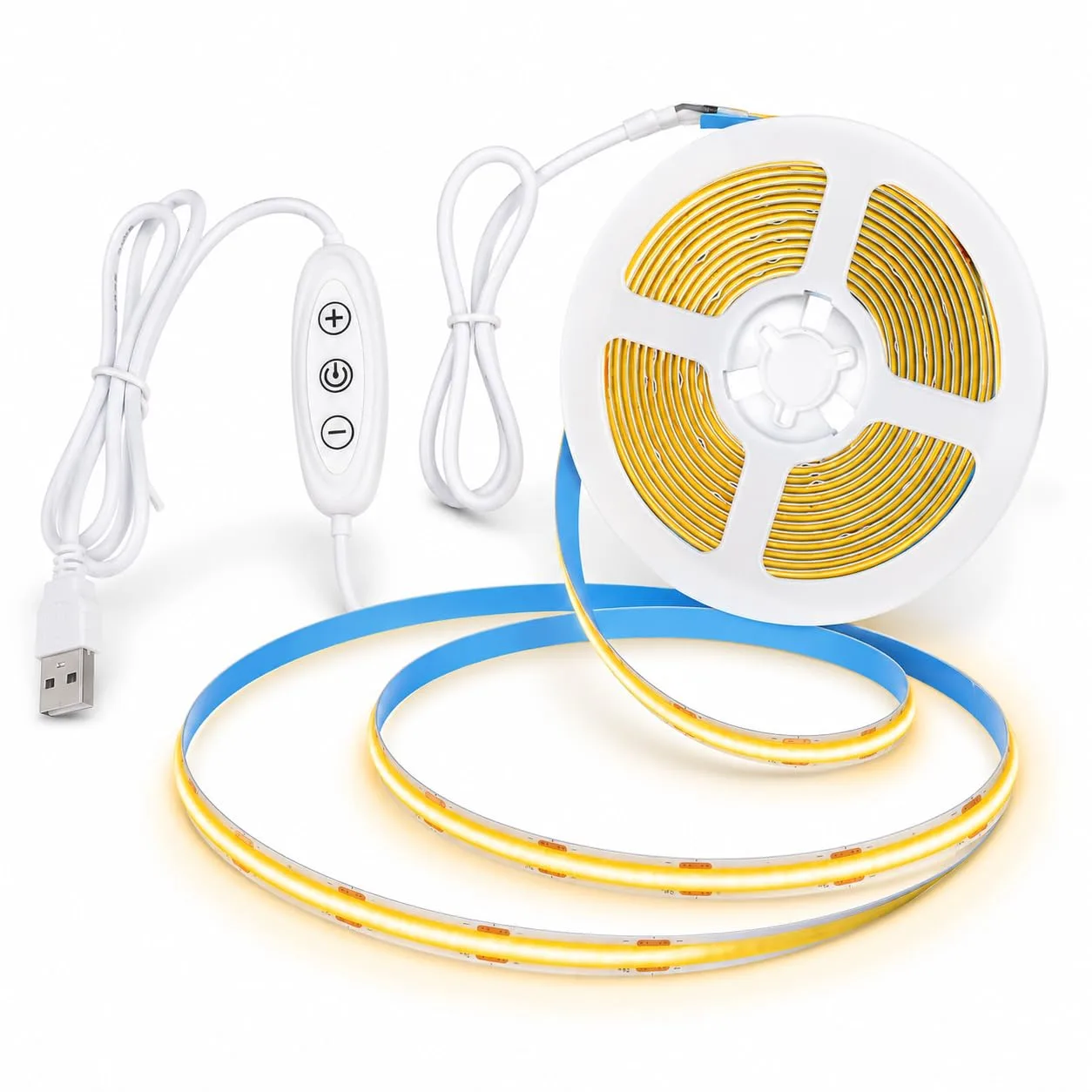 PSTAR COB LED szalag 3 m USB 5 V 2700 K