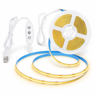 PSTAR COB LED szalag 3 m USB 5 V 2700 K