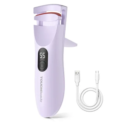 Fűtött szempillagöndörítő csipesz TOUCHBeauty AG-2316 lila