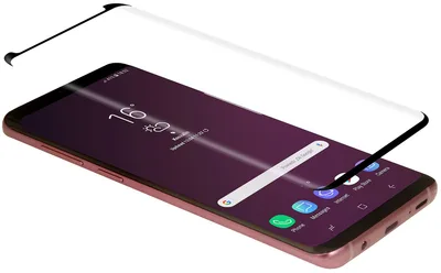 Edzett üvegek fekete kerettel a Samsung Galaxy S9 Plushoz, 2 db STILGUT