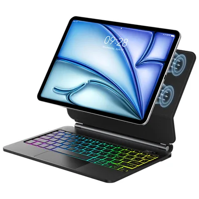 IVEOPPE tok billentyűzettel az iPad Air 11 hüvelykeshez, spanyol QWERTY kiosztással