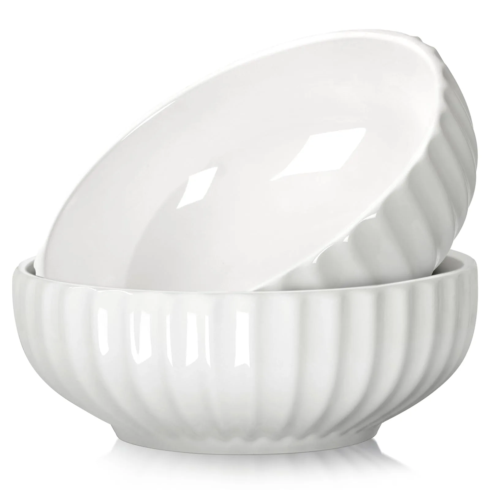 NUTRIUPS kerámia tálak salátához, 1,5 l, 20 cm, 2 db