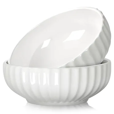 NUTRIUPS kerámia tálak salátához, 1,5 l, 20 cm, 2 db