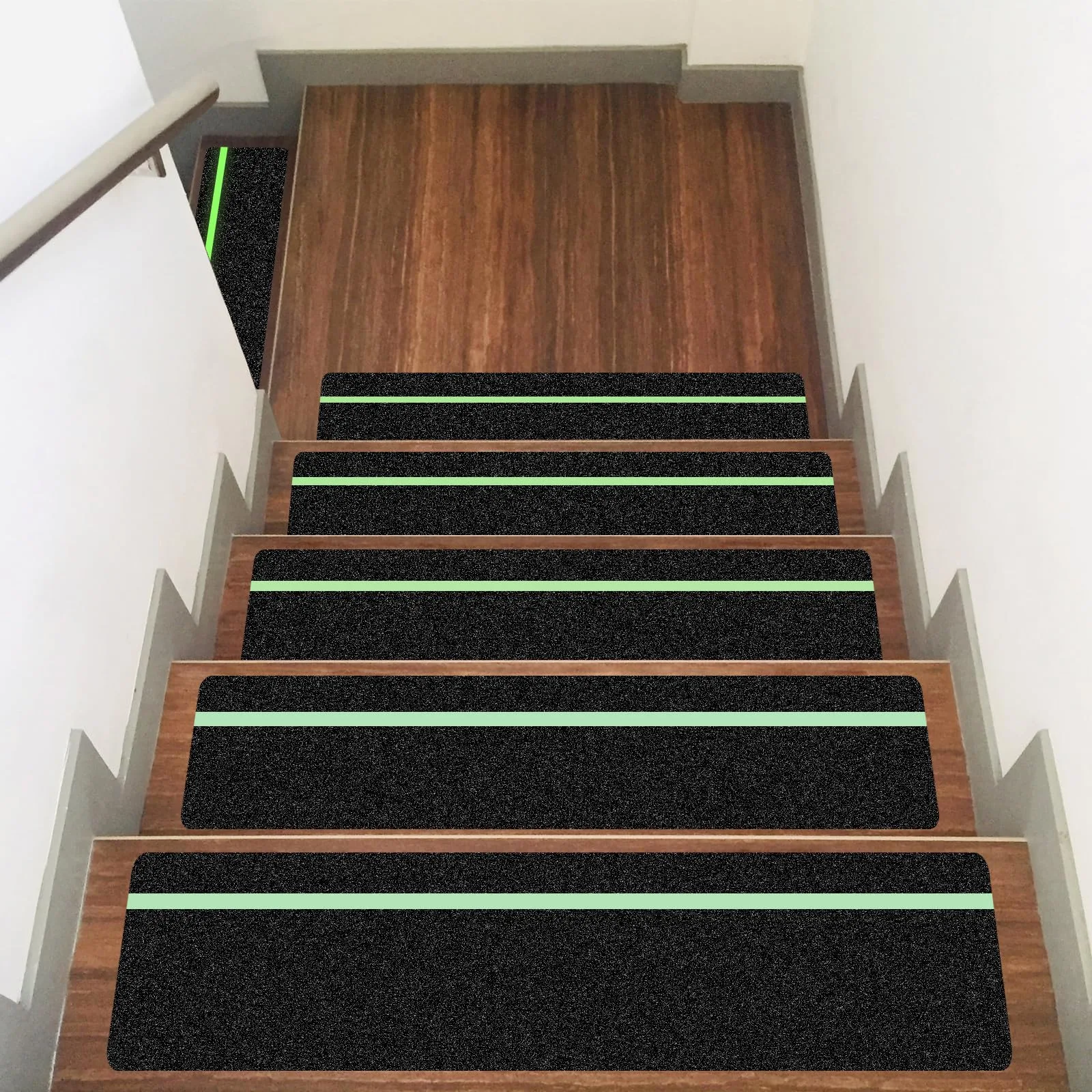 Csúszásmentes lépcsőszalagok Ealyder Tape 15×76 cm, 10 db, világít a sötétben