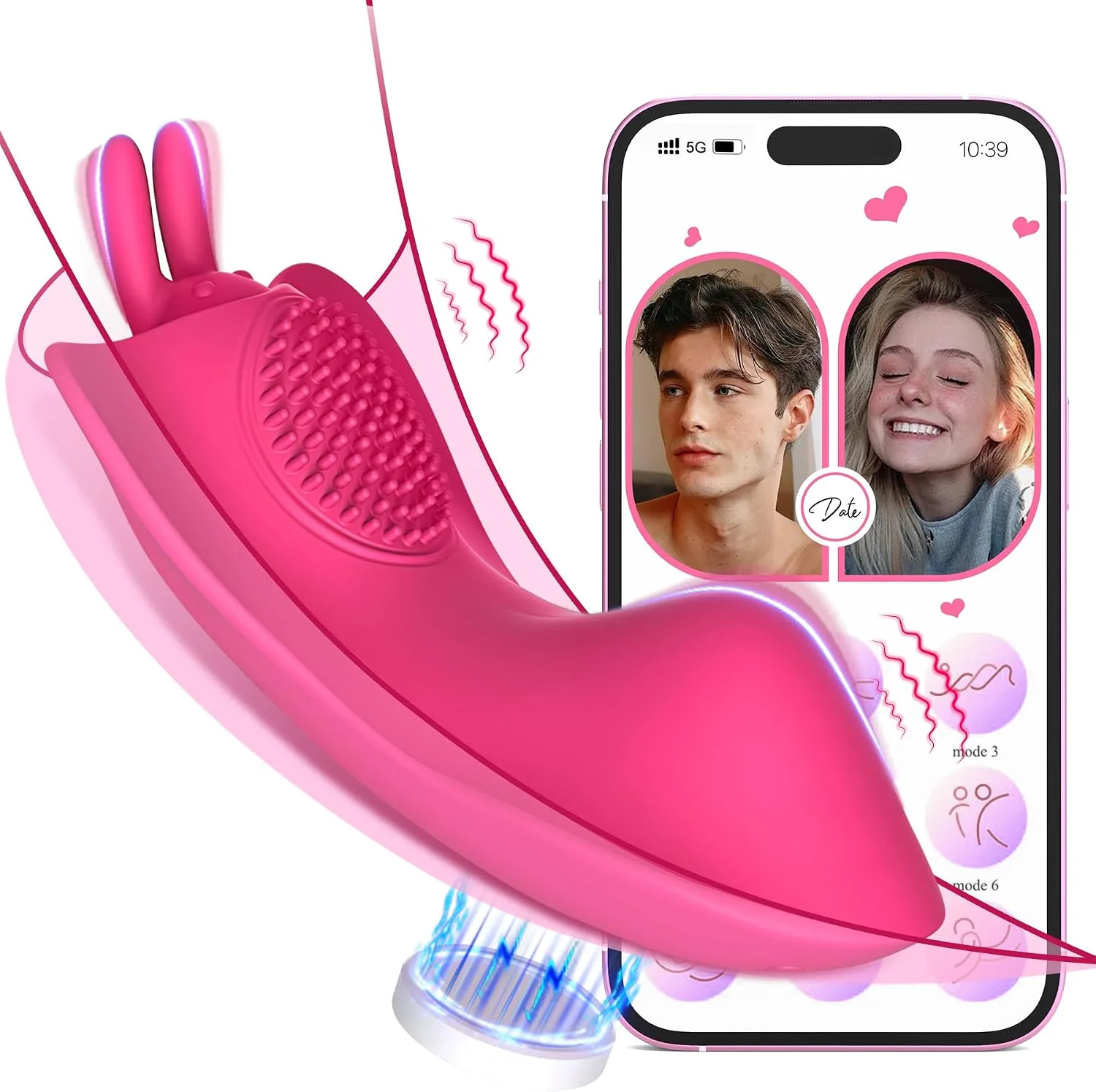 APP motýlik vibrátor nőknek távirányítással