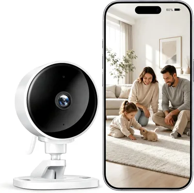 Belső WiFi kamera WOLFANG WS01 1080P 2,4 GHz 1 db spLc46LnJ3P