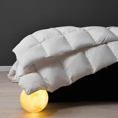 DWR nyári paplan 200×200 cm, 90% pehely, 10% toll, töltet 720 g