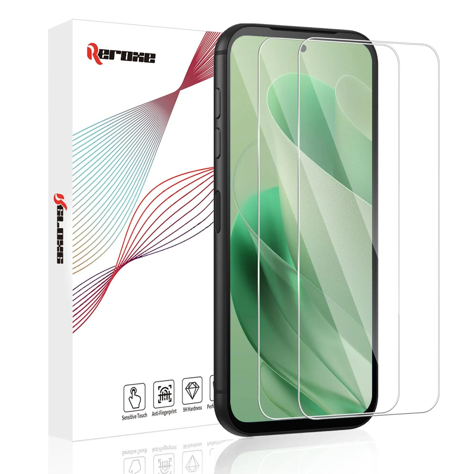REROXE edzett üveg 9H a Fairphone 5 5G-hez, 2 db