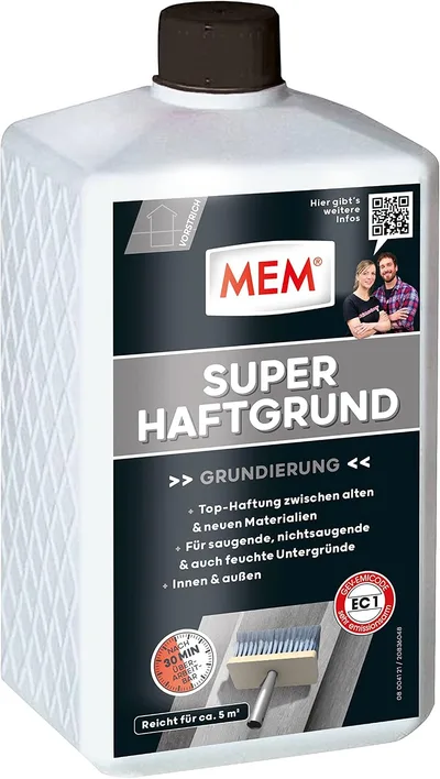 Penetrációs alapozó MEM Super Haftgrund 500061 30836195 1l oldószermentes spLc46M9LoM