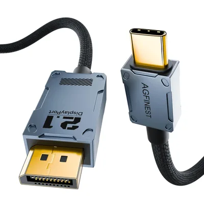AGFINEST USB-C–DisplayPort 2.1 kábel 1 m