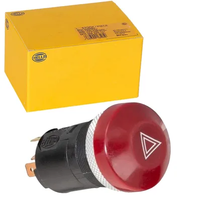 HELLA 6HF 003 916-031 12V piros vészvillogó kapcsoló