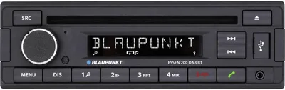 Autórádió Blaupunkt Essen200DAB-BT 1DIN DAB+ Bluetooth CD USB AUX, 12 V spLc46LnJ0K