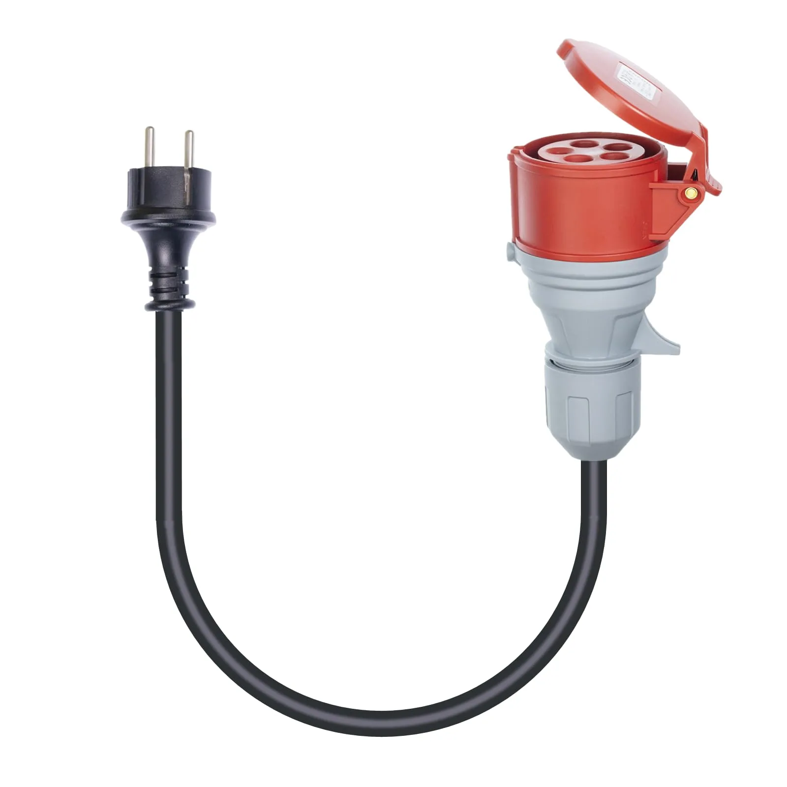 Schuko adapter CEE Live4Future 16 A 5‑pin 230 V 70 cm