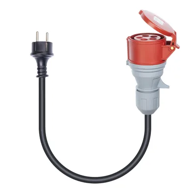 Schuko adapter CEE Live4Future 16 A 5‑pin 230 V 70 cm