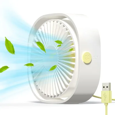 Asztali USB ventilátor Simpeak S20 3 sebességű fehér
