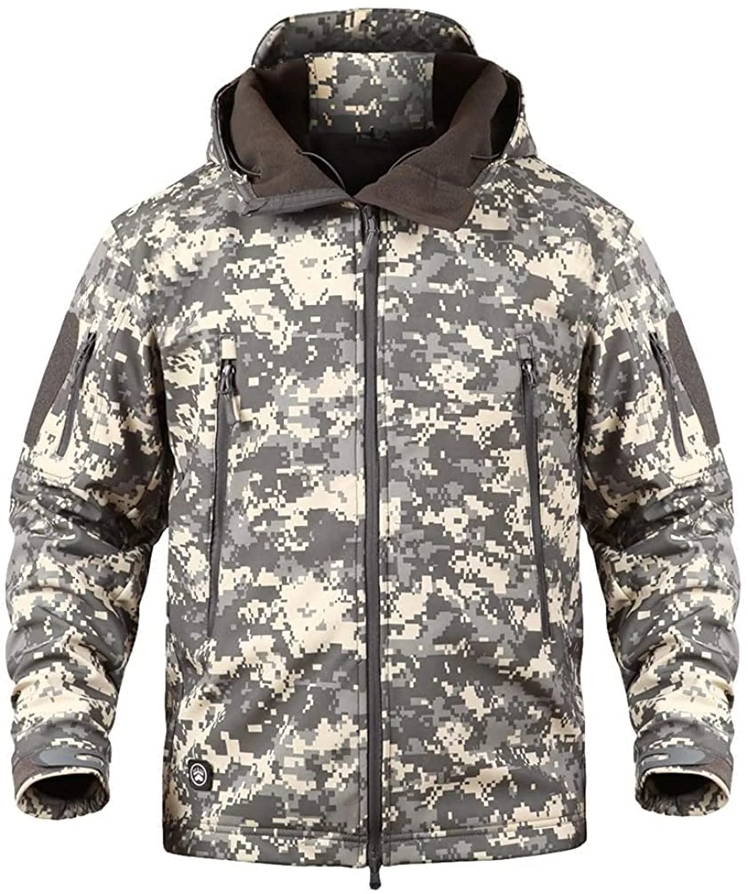 Memoryee férfi softshell kabát kapucnival ACU S