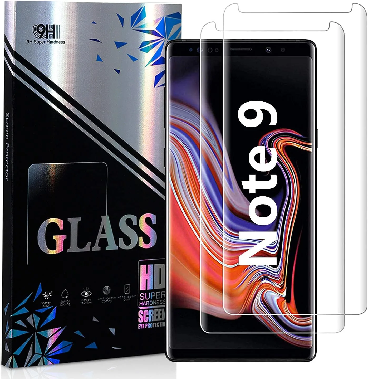 Edzett üveg a Samsung Galaxy Note 9-hez, 2 db
