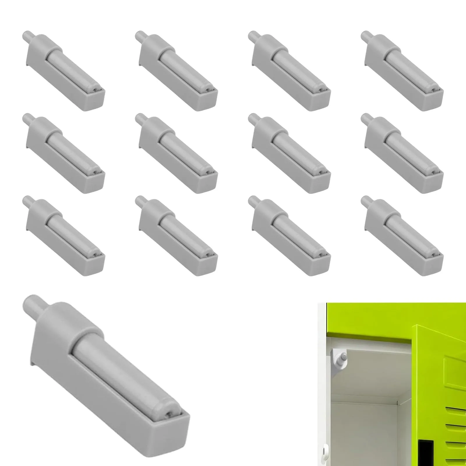 Bútorajtó-csillapítók HAOXYO tzq-16 push-to-open 12 db szürke