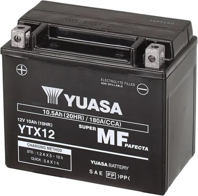 Motorkerékpár akkumulátor Yuasa YTX12-BS(WC)