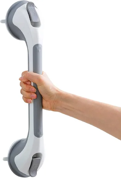 Szívókapaszkodók a zuhanyzóhoz TAILI, 43 cm, szürke, 2 db