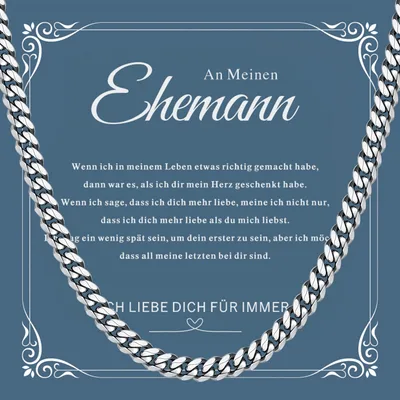 Férfi páncélacél lánc Aretas, 6 mm, 50 cm, ezüst színű, férjnek LOCCY