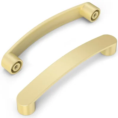 Bútorfogantyúk FURNIWARE, furatköz 128 mm, csiszolt nikkel, 10 db