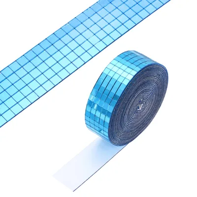 Öntapadós tükrömozaika PATIKIL 5×5 mm 3600 db világoskék