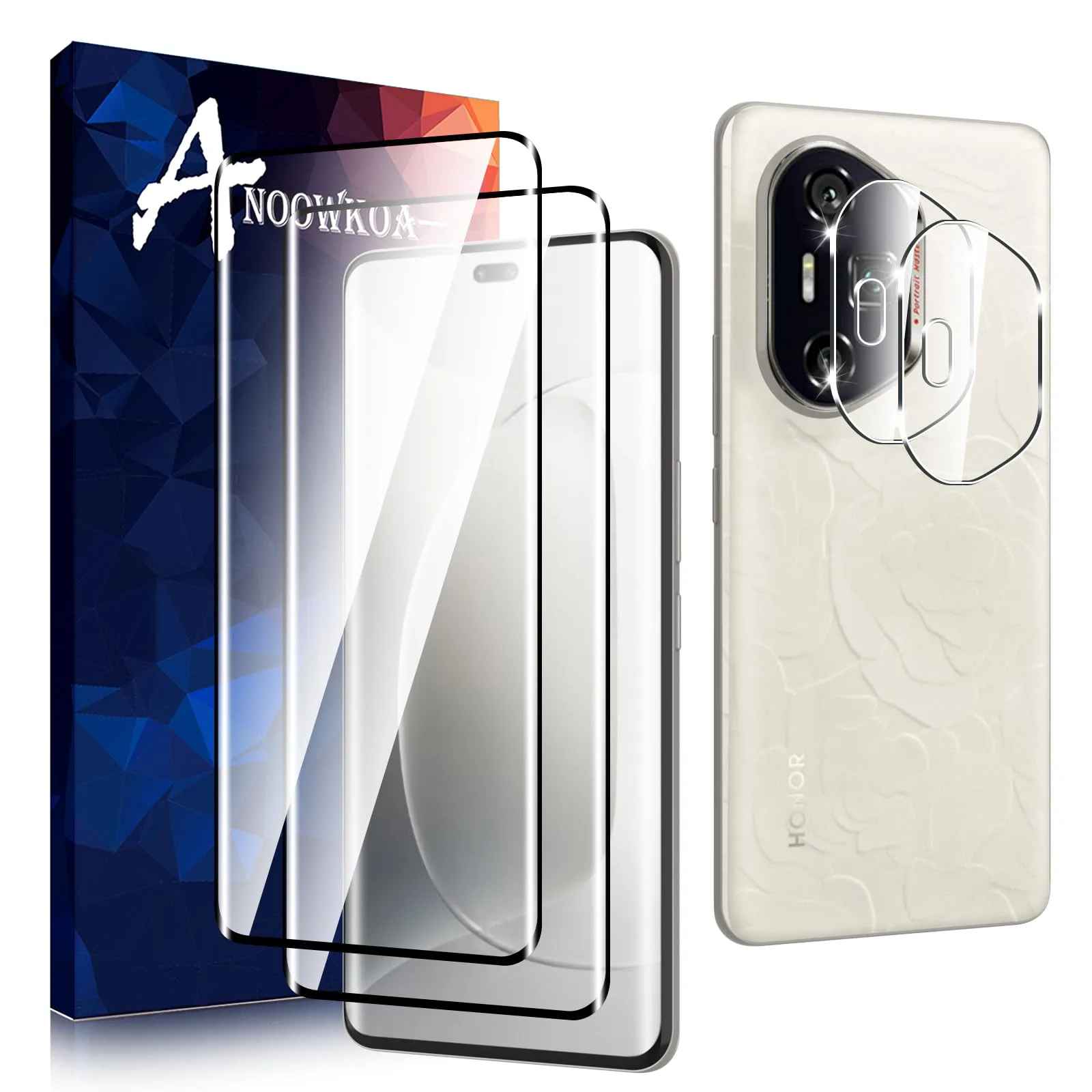 Anoowkoa képernyő- és kameravédő üveg Honor 300 Ultra 5G 2+2 db