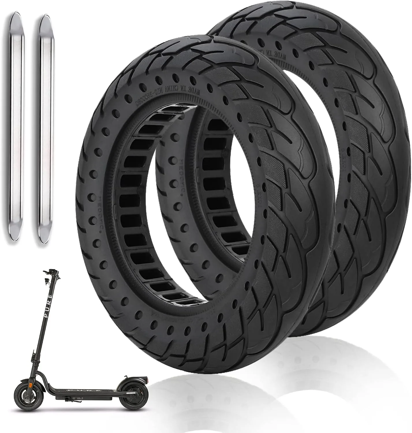 ANSENI 10×2,125 hüvelykes pneumatikák elektromos rollerhez – 2 db